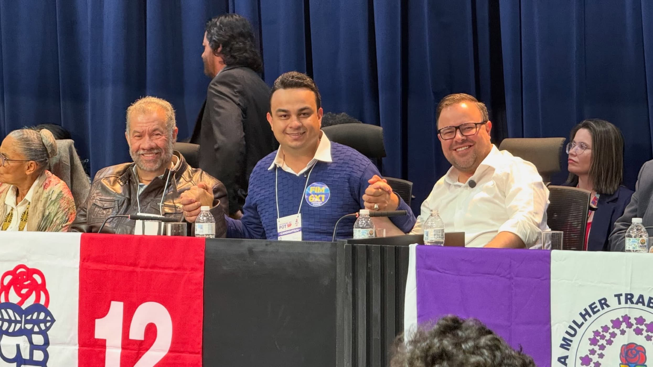 Henrique Barros na convenção estadual do PDT de São Paulo